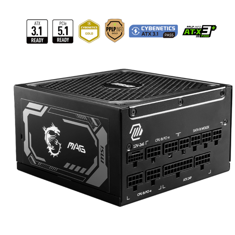 Блок живлення MSI MAG A1250GL PCIE5